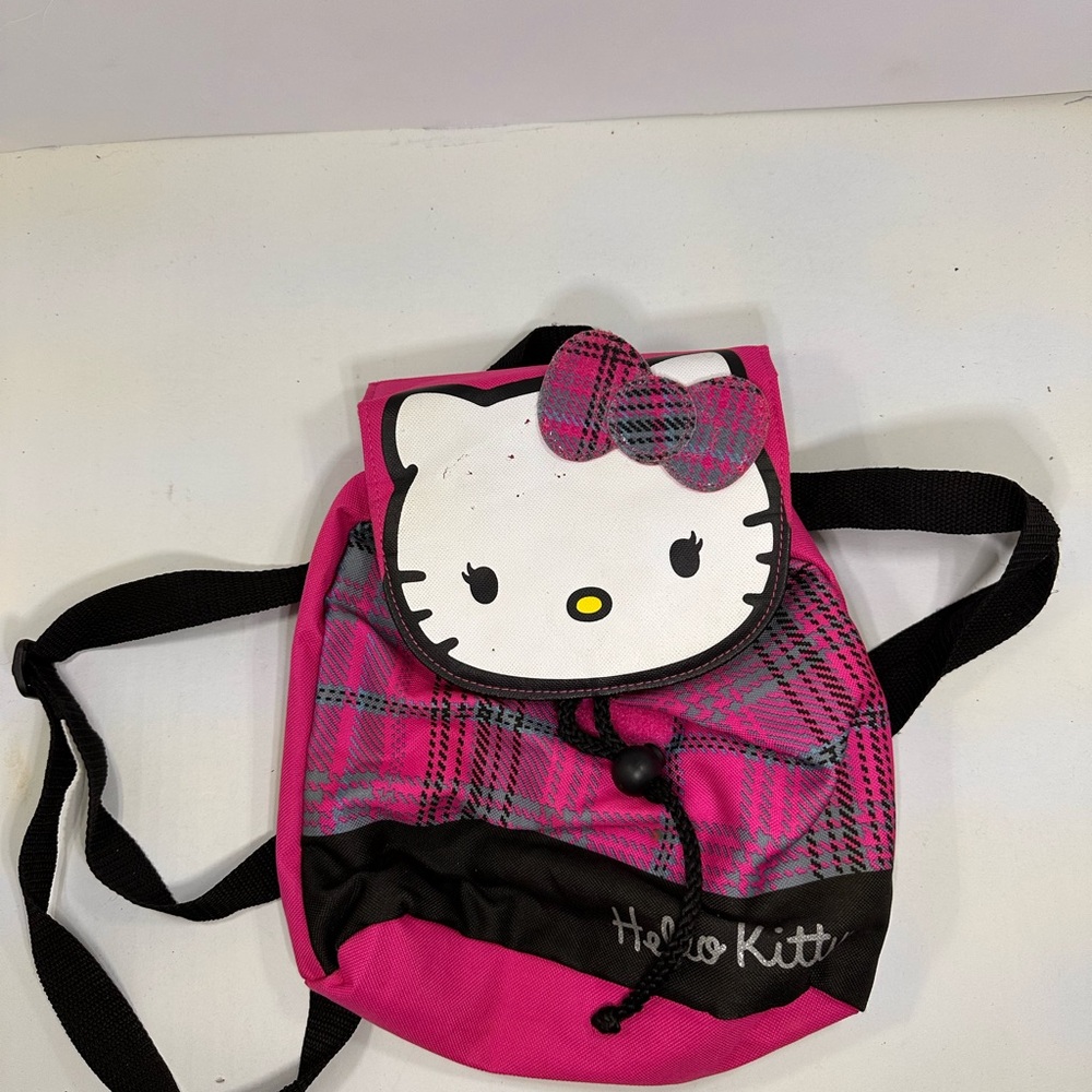 Hello Kitty Pink and Black Kids Backpack